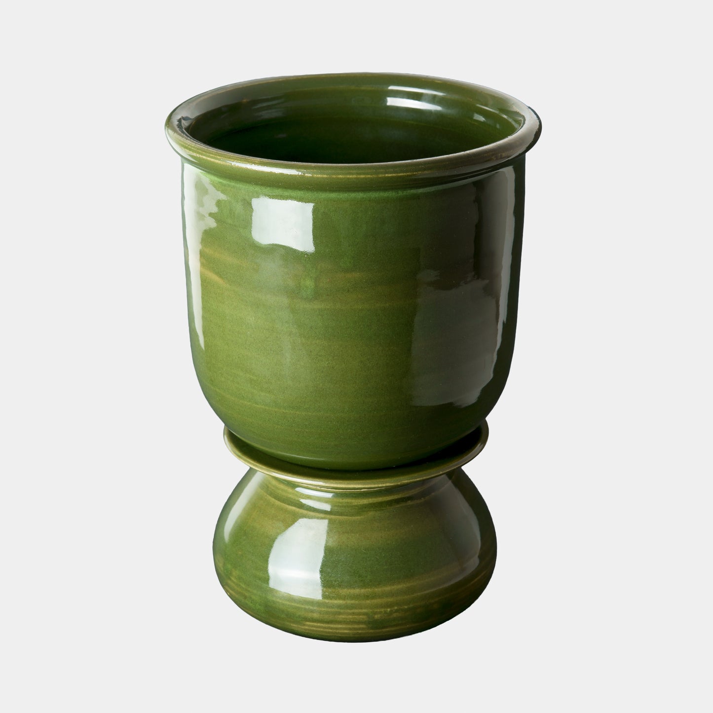 Ceramic Planter with 4" Pedestal/Vase