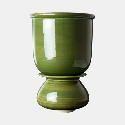 Ceramic Planter with 4" Pedestal/Vase