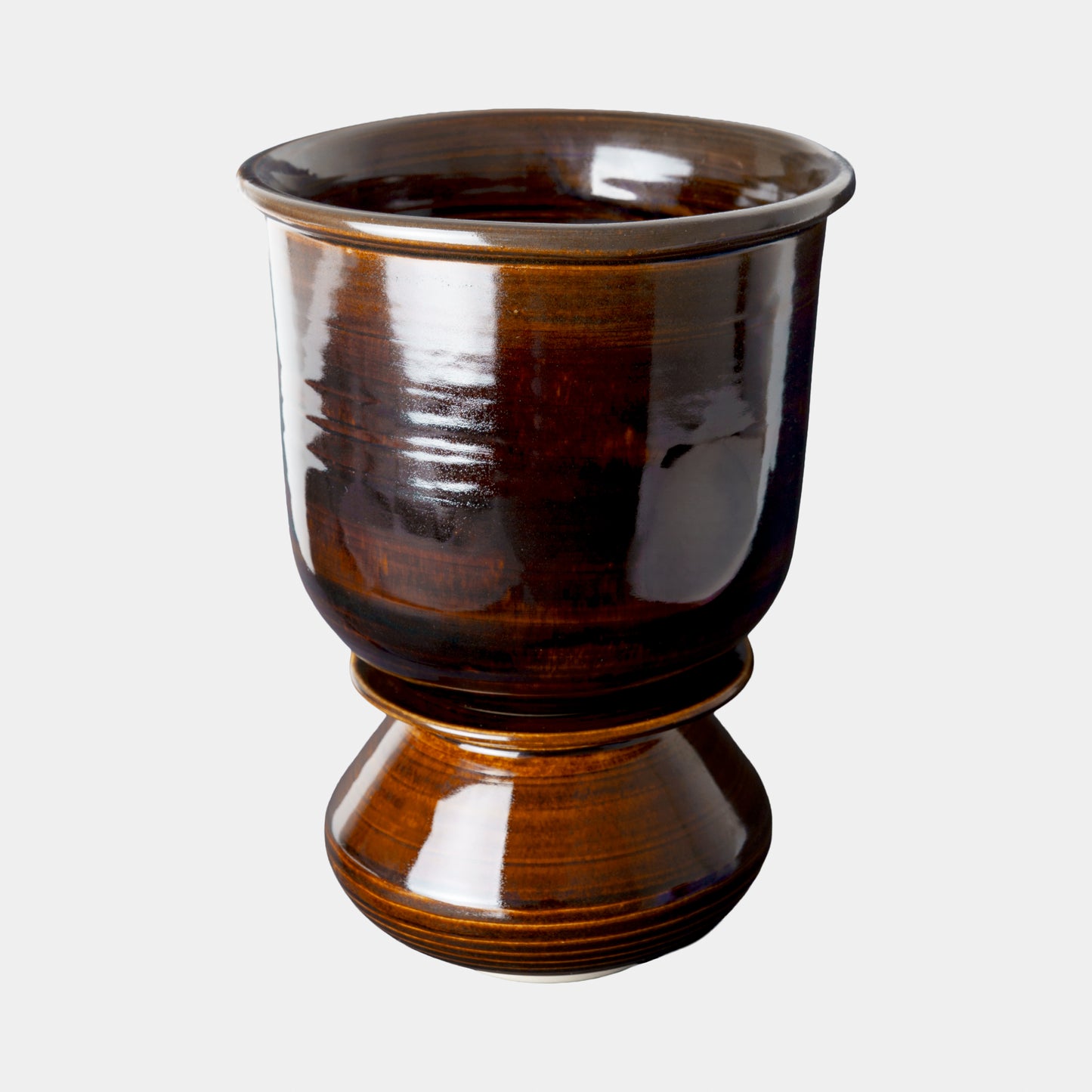 Ceramic Planter with 4" Pedestal/Vase