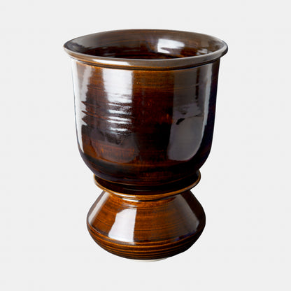 Ceramic Planter with 4" Pedestal/Vase