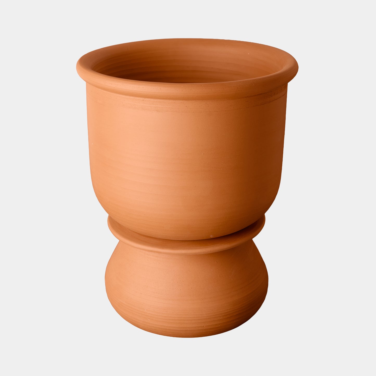Ceramic Planter with 4" Pedestal/Vase