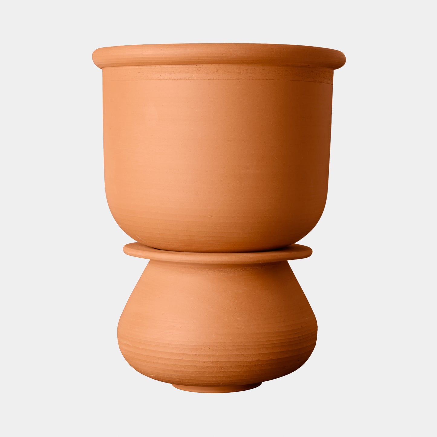 Ceramic Planter with 4" Pedestal/Vase