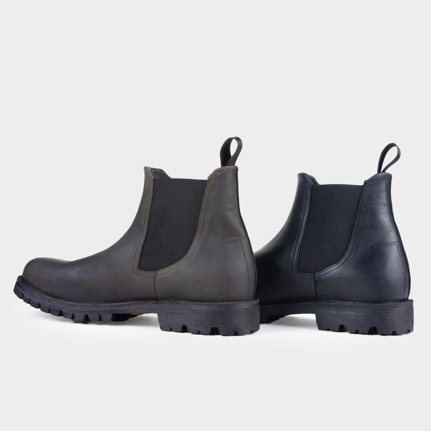 Calfskin Waterproof Chelsea Boot in Bark