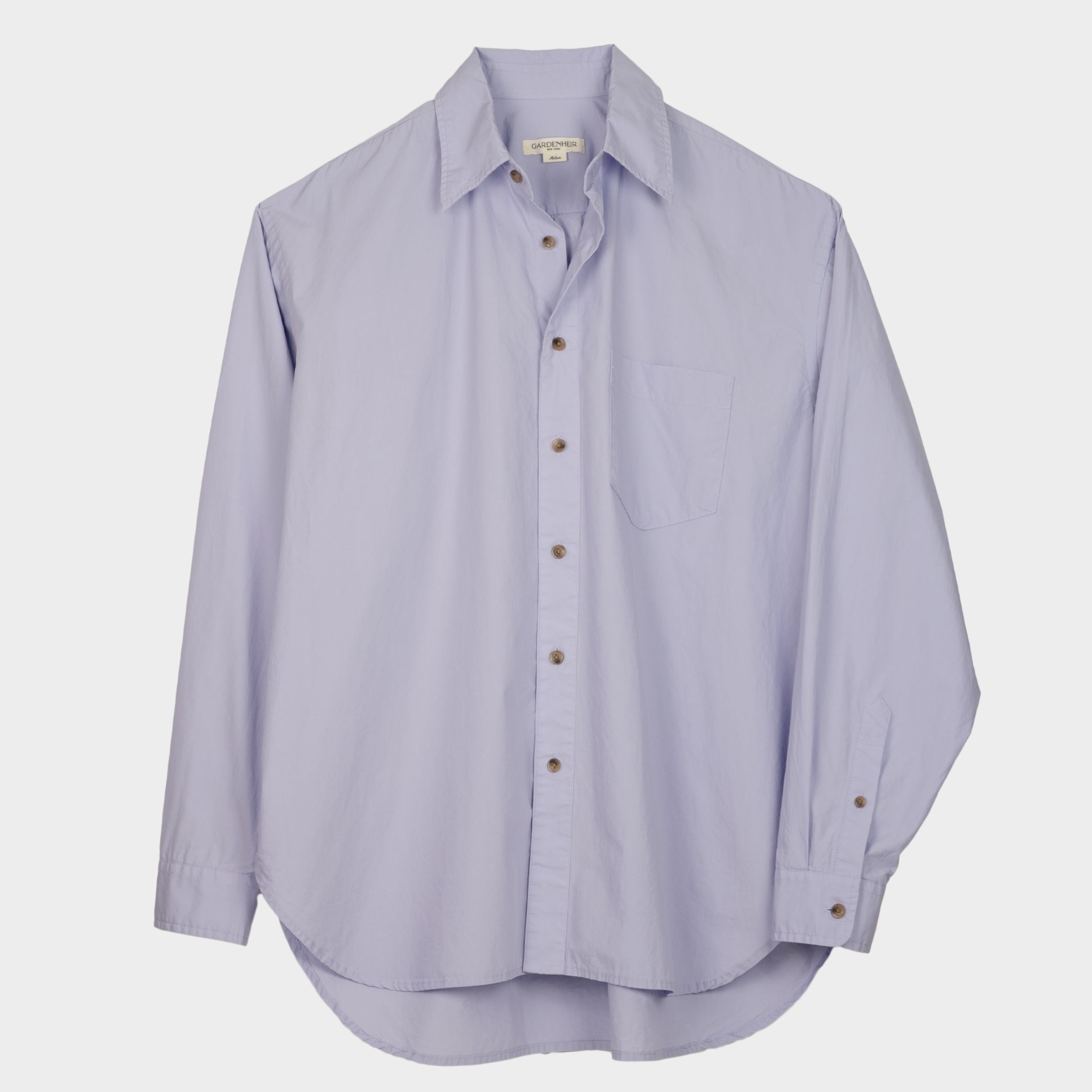 Japanese Typewriter  Cotton Gardening Chemise in Lilac