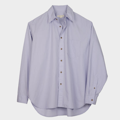 Japanese Typewriter  Cotton Gardening Chemise in Lilac