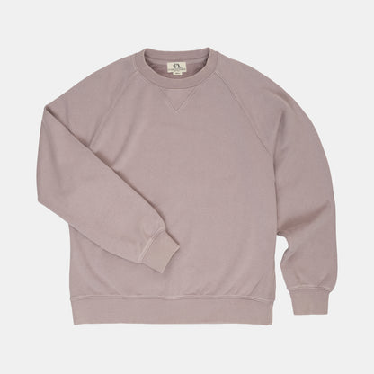Classic Crewneck Sweatshirt in Stonewashed Milkweed