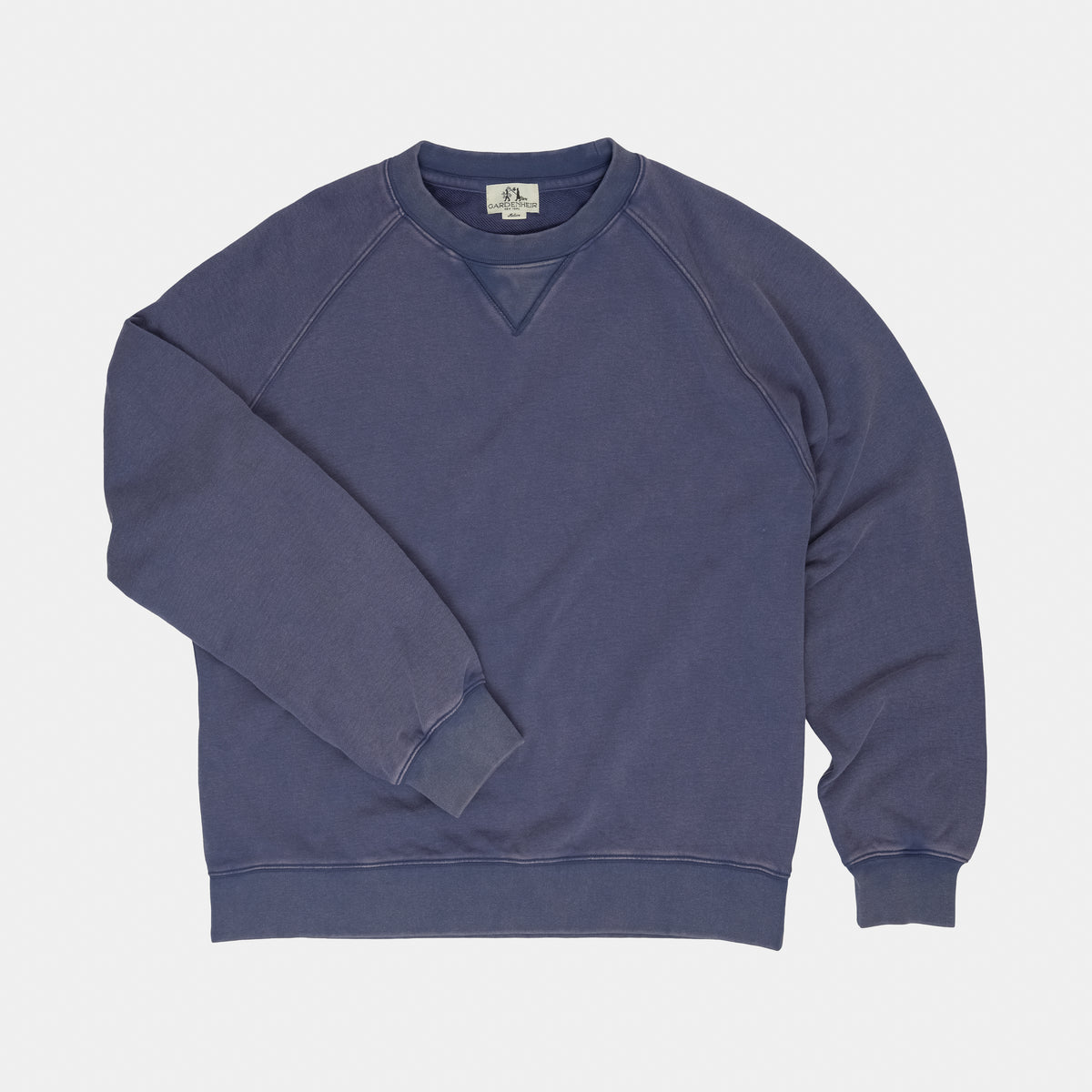 Classic Crewneck Sweatshirt in Stonewashed Navy