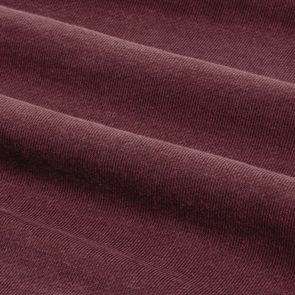 Classic Crewneck Sweatshirt in Stonewashed Oxblood
