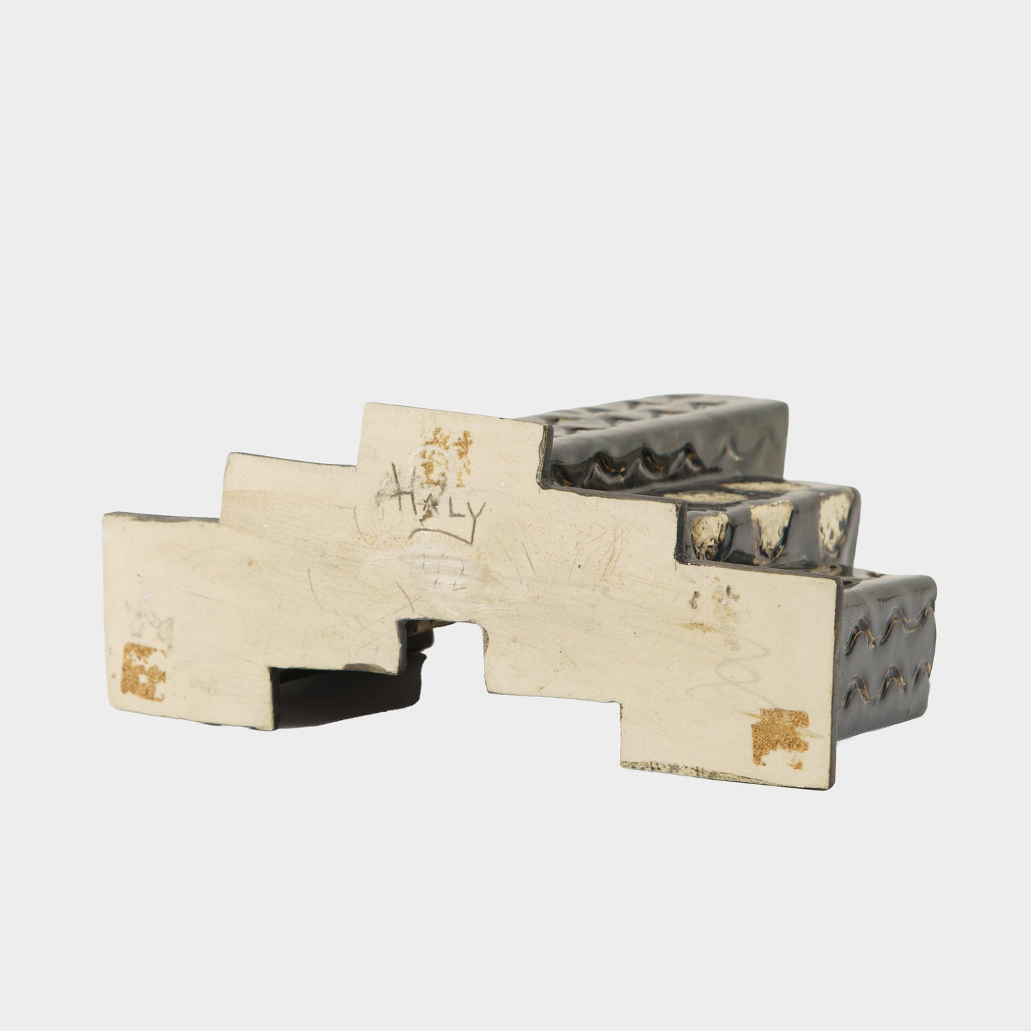 Vintage Ceramic Brutalist Bud Vase