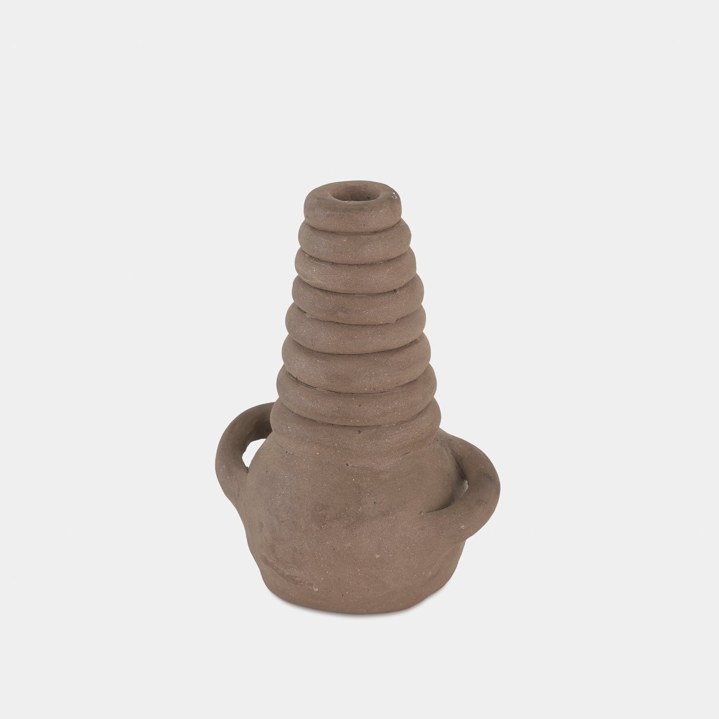 Vintage Clay Coil Vase