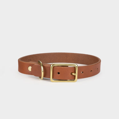 Handmade Italian Leather Dog Collar