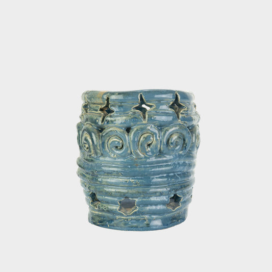 Vintage Ceramic Coil Vase