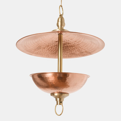 Hammered Copper Bird Feeder