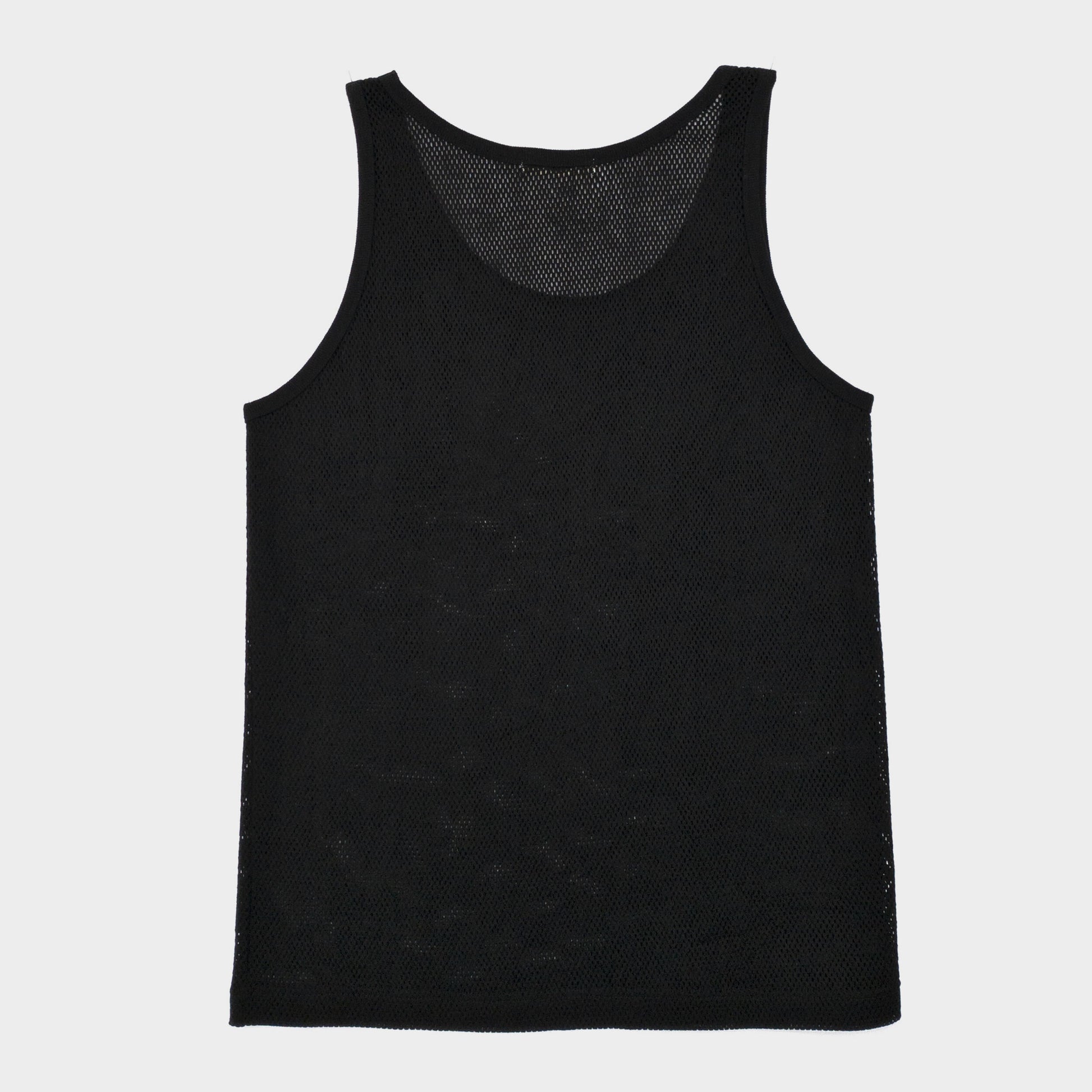 Cotton Mesh Tank Top in Black Gardenheir Cotton Mesh Tank Top in Black Gardenheir