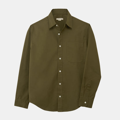Cotton Classic Work Shirt in Olive