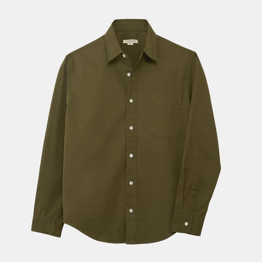 Cotton Classic Work Shirt in Olive