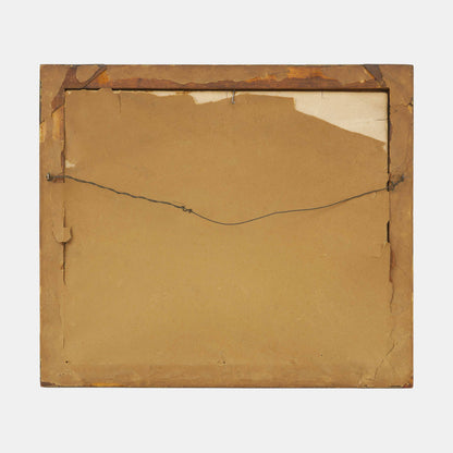 Antique Watercolor of Cliffside Cove, Early 1900s