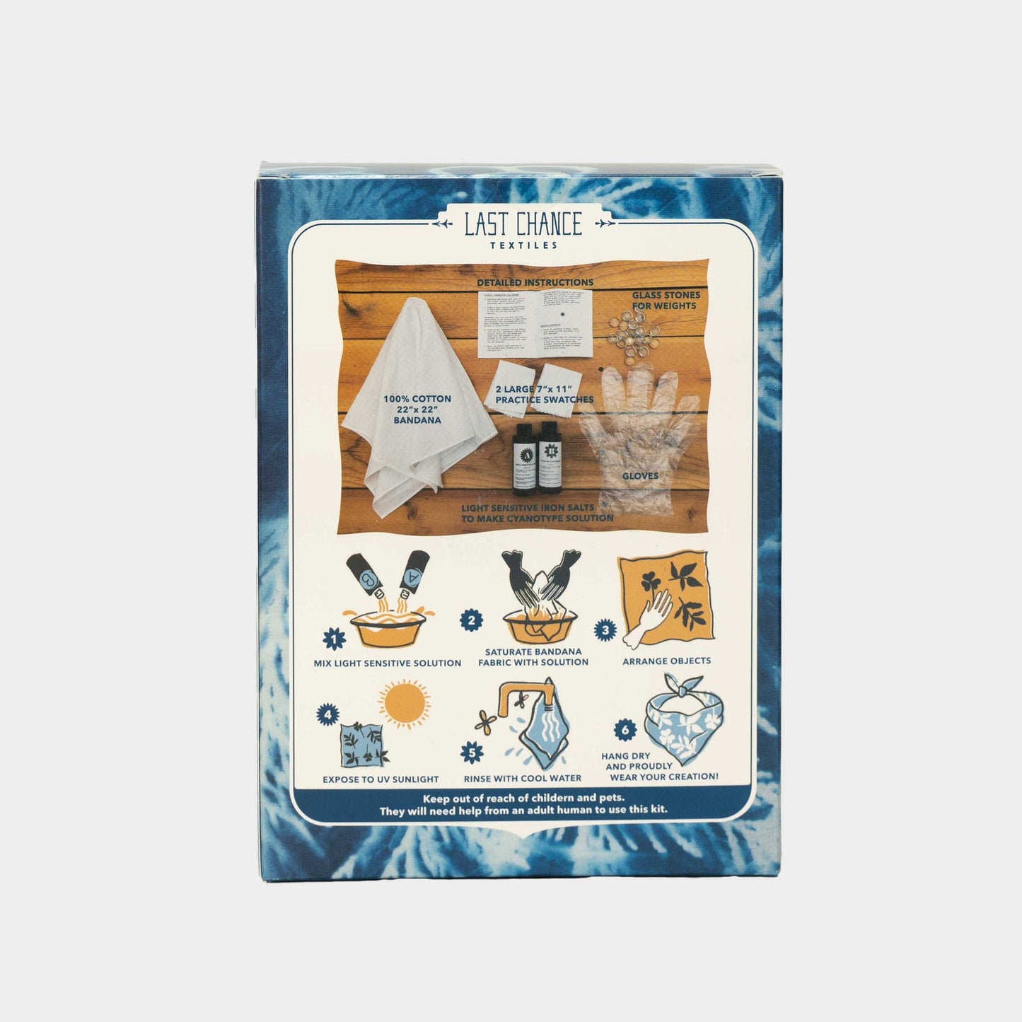 Cyanotype Bandana Kit