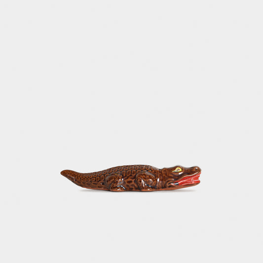 Vintage Alligator Figurine, Japan