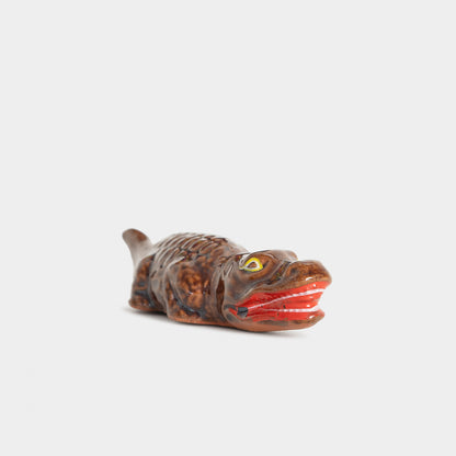 Vintage Alligator Figurine, Japan