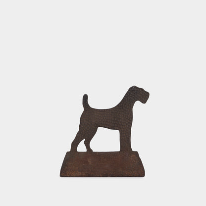 Vintage Cast Iron Terrier, 1920s