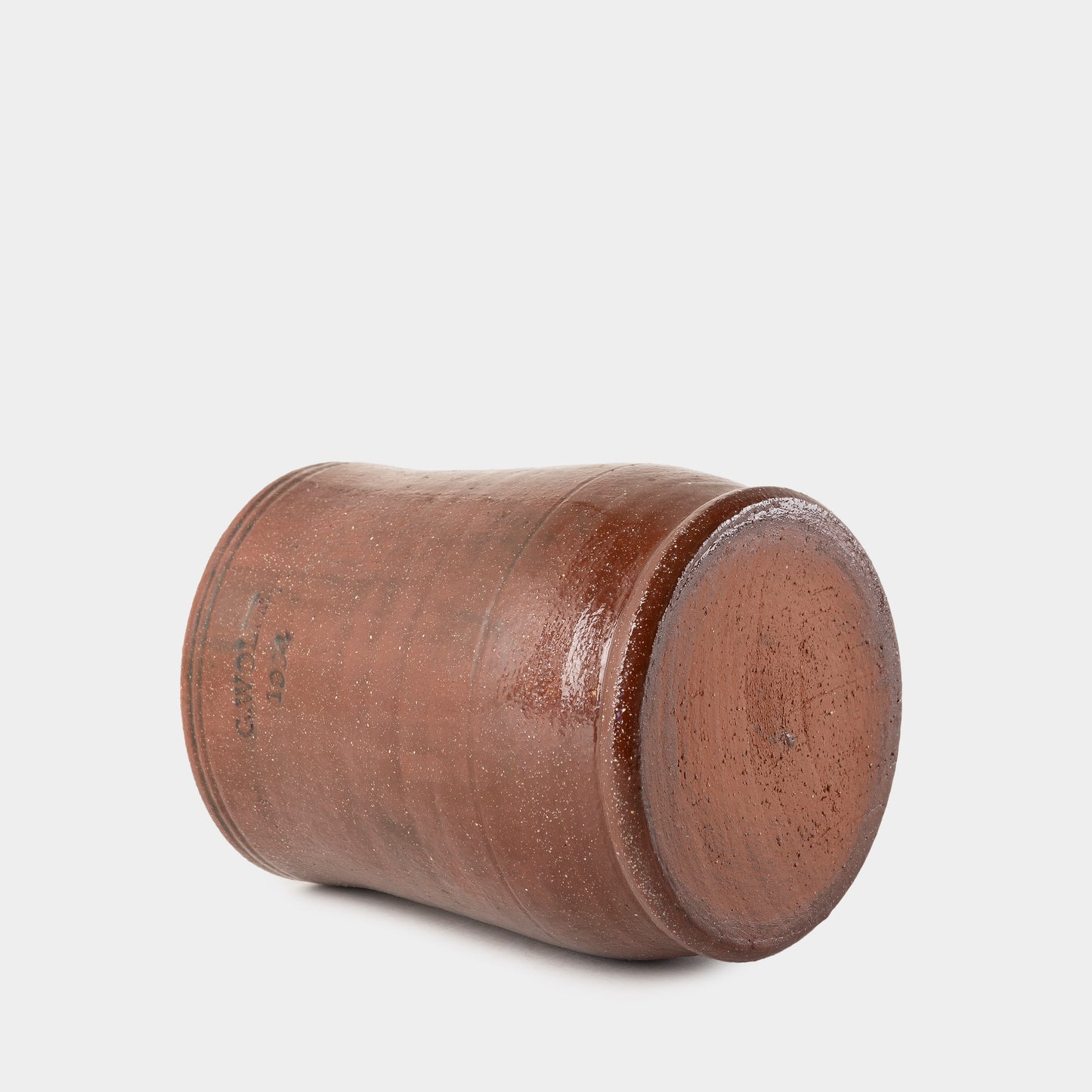 Vintage Guy Wolff Redware Jar, Connecticut