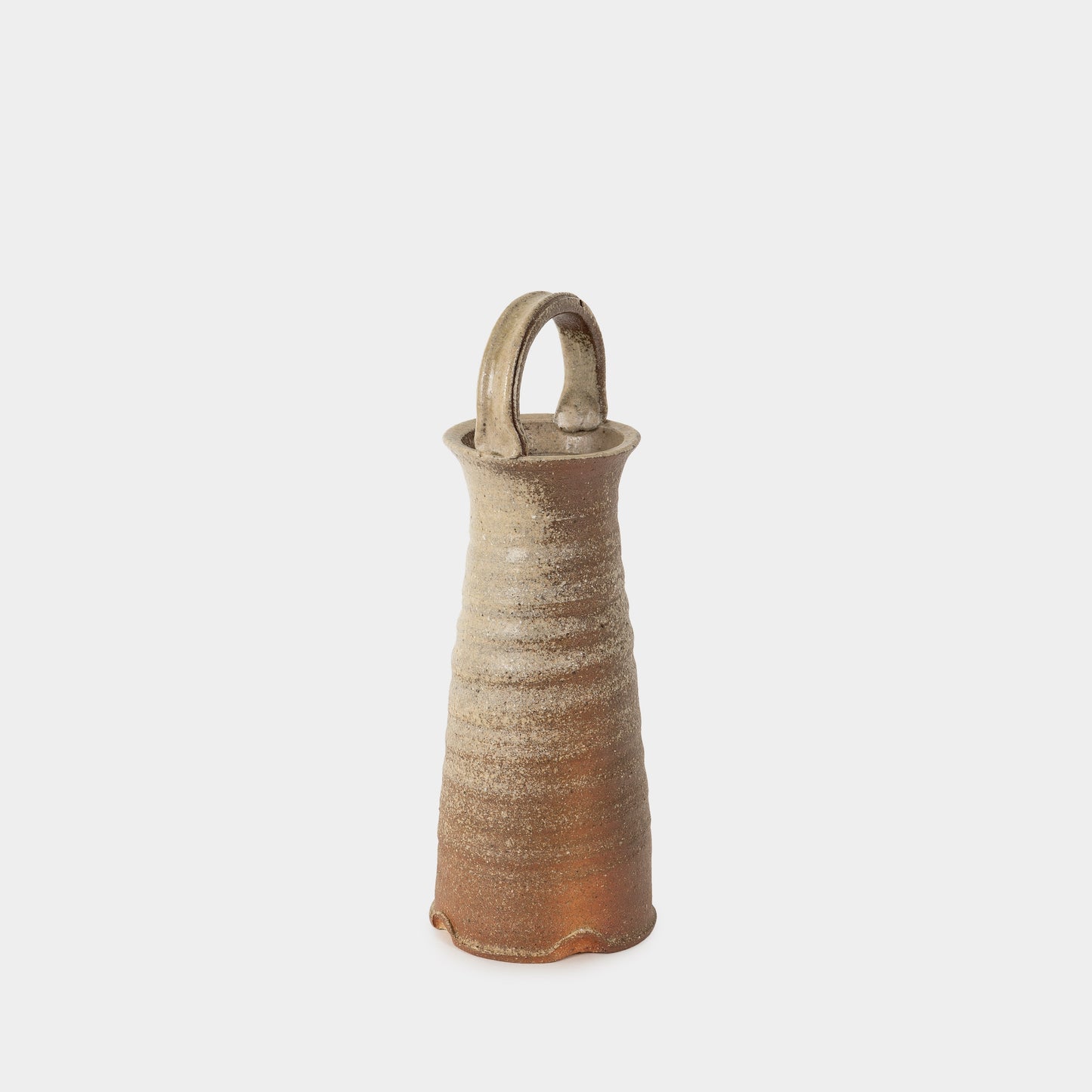 Vintage Stoneware Vase with Handle