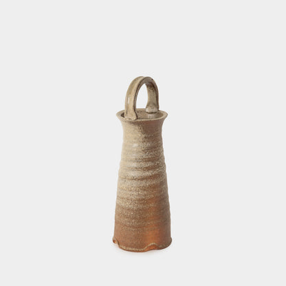 Vintage Stoneware Vase with Handle