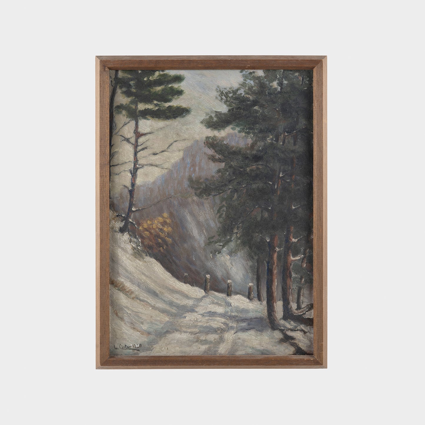 Vintage Winter Landscape, 1920