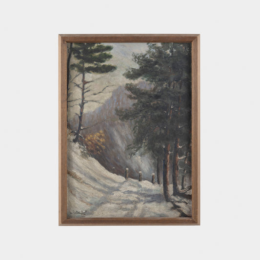 Vintage Winter Landscape, 1920