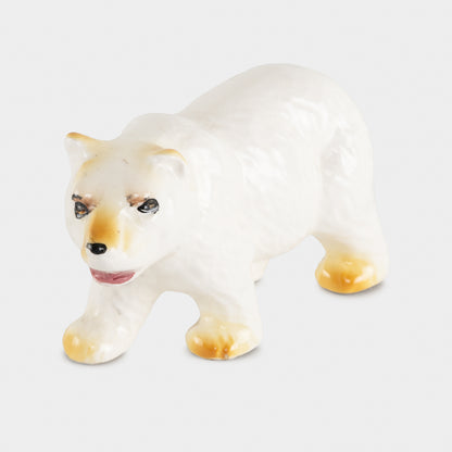 Vintage Porcelain Polar Bear, Japan