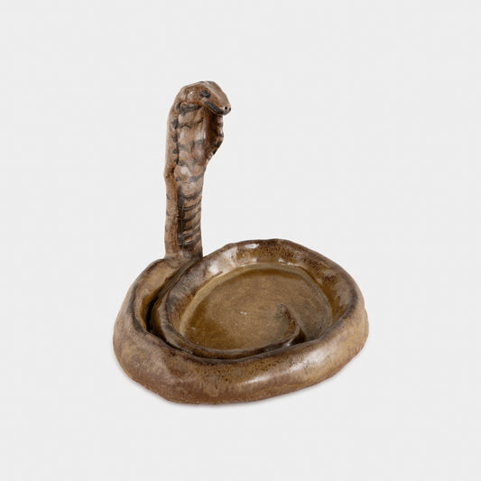 Vintage Ceramic Cobra Dish