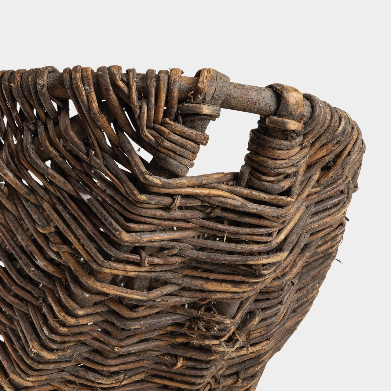 Antique Large Gathering Basket, UK