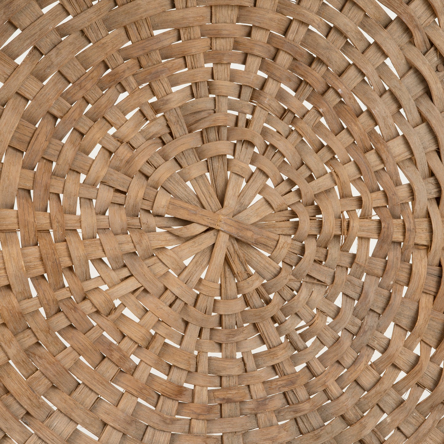Vintage Round Flower Harvester Basket, France