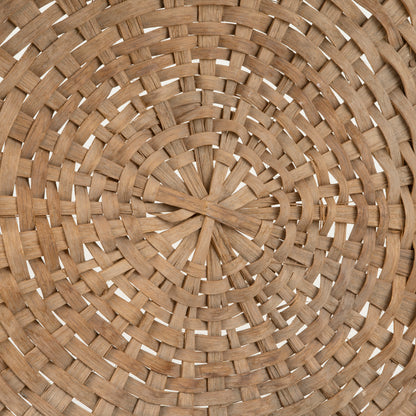 Vintage Round Flower Harvester Basket, France