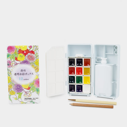 Compact Japanese Watercolor Set