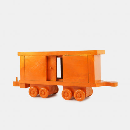 Large Vintage Wood Train Set