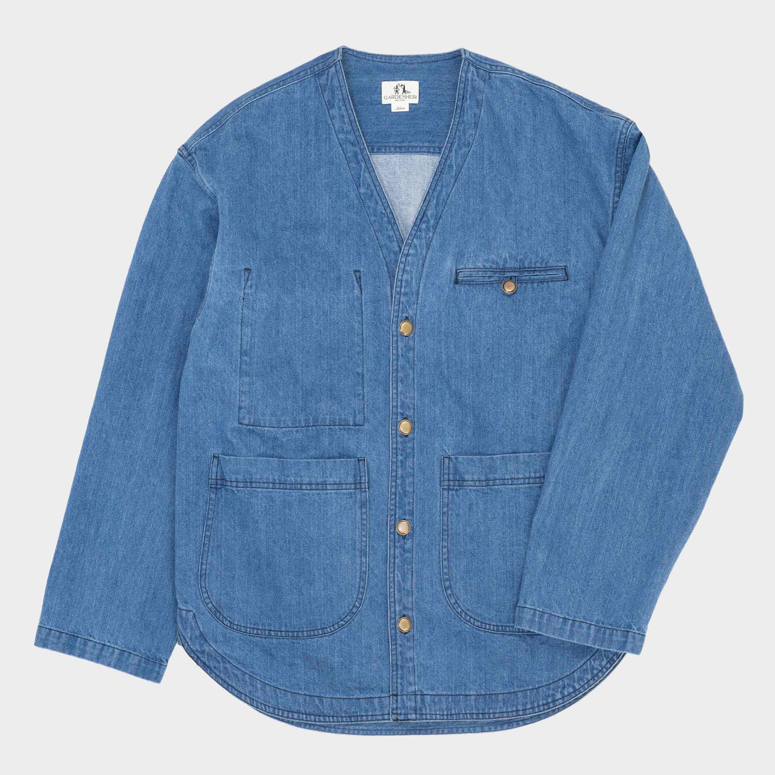 アウターその他 NEITHERS GARDENER DENIM L/S SHIRT JACKET (WASHED BLUE) Gardener Denim L/S Shirt Jacket (Washed Blue), NEITHERS