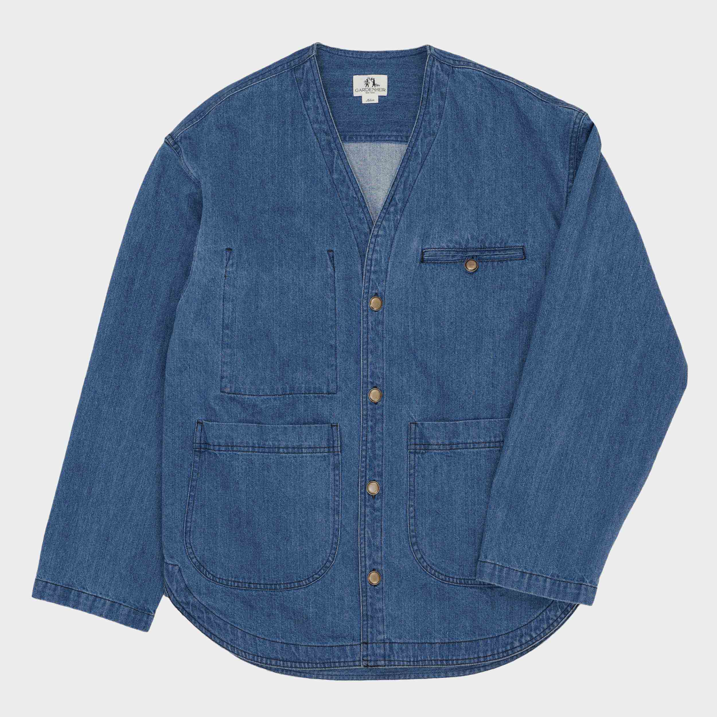 Japanese Tree Jacket Japanese Denim Easy Gardening Jacket – Gardenheir