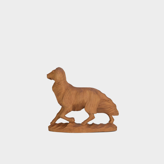 Vintage Carved Dog