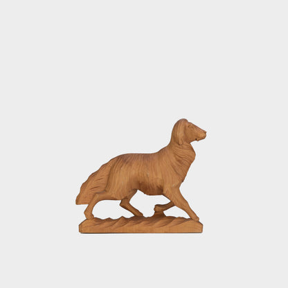 Vintage Carved Dog