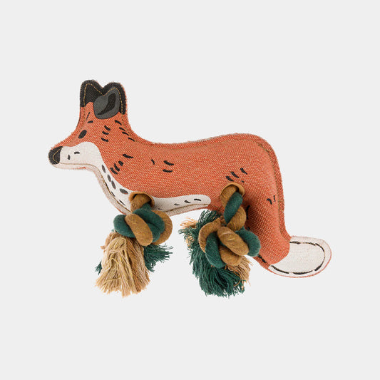 Fox Dog Toy with Squeaker