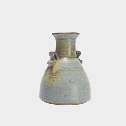 Vintage Stoneware Double Handled Vase