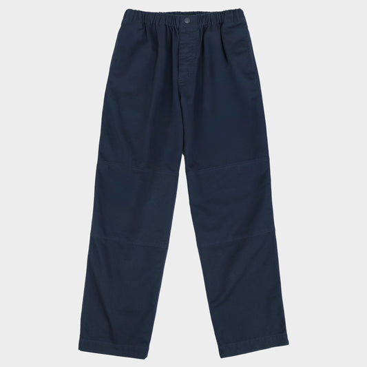 Washed Cotton Twill Easy Gardening Pant in Indigo