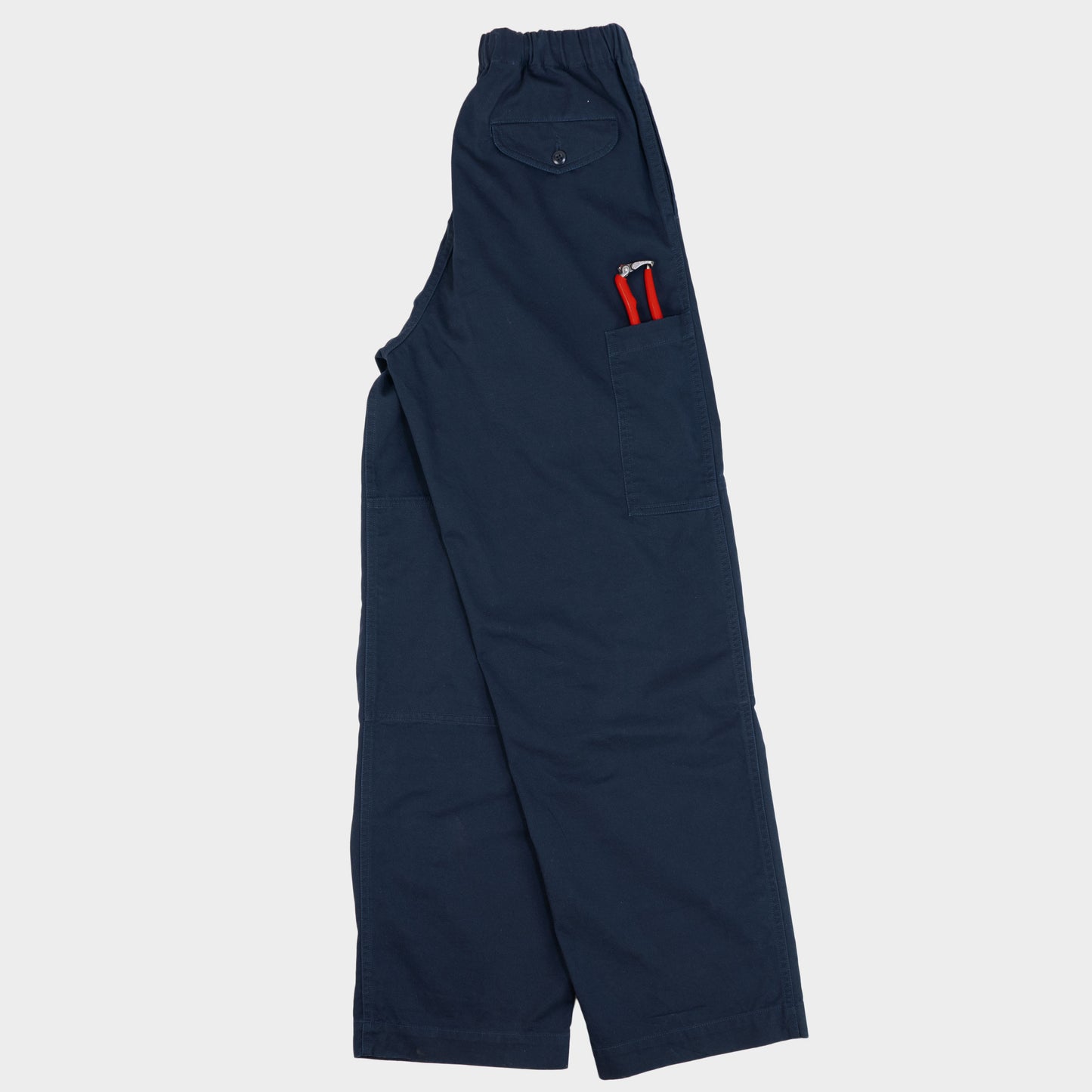 Washed Cotton Twill Easy Gardening Pant in Indigo