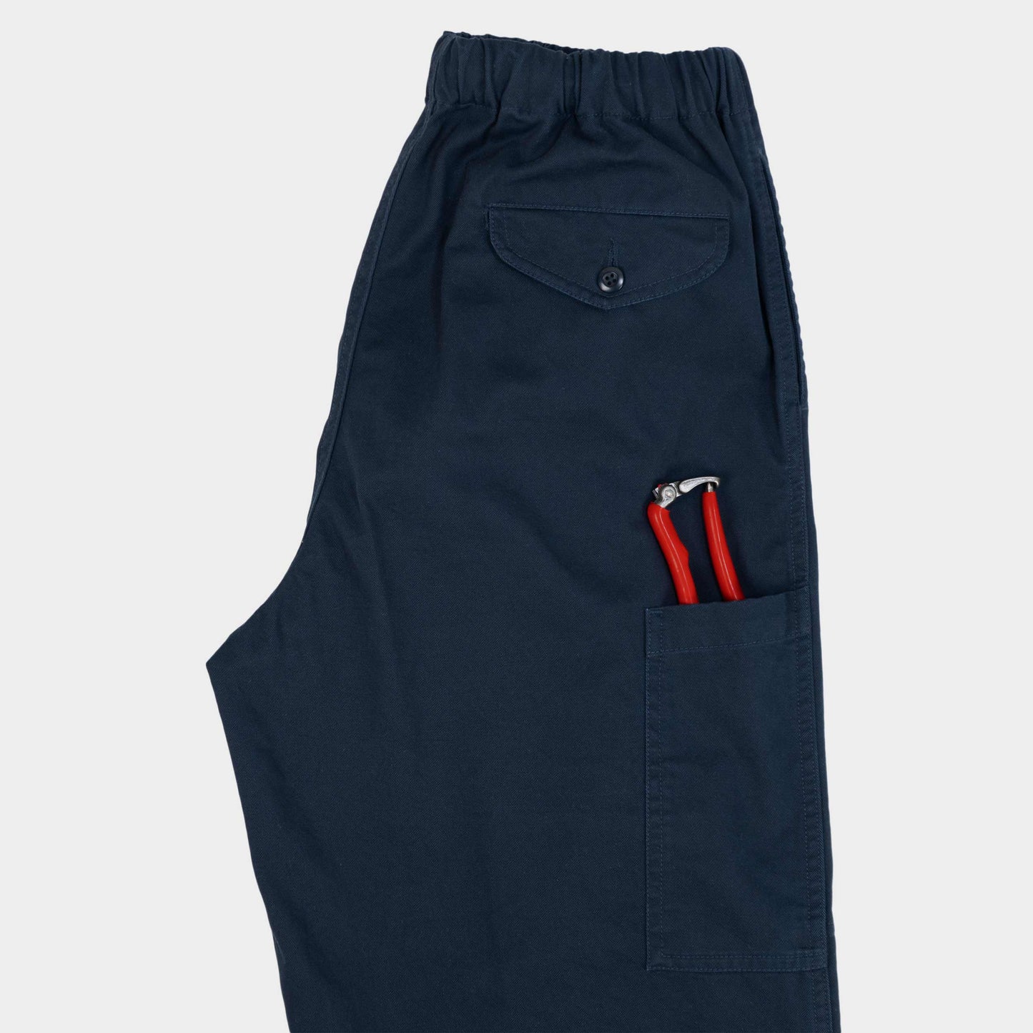 Washed Cotton Twill Easy Gardening Pant in Indigo