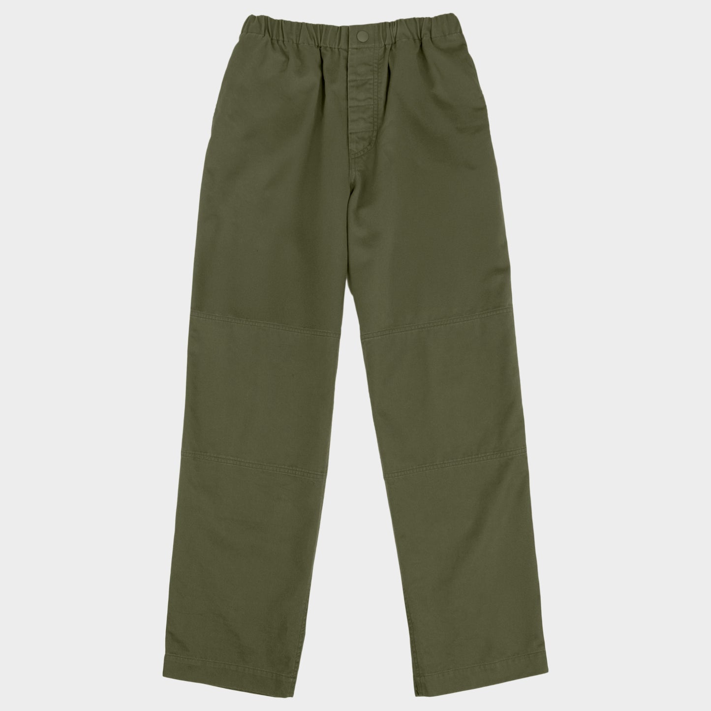 Washed Cotton Twill Easy Gardening Pant in Olive