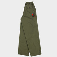 Washed Cotton Twill Easy Gardening Pant in Olive