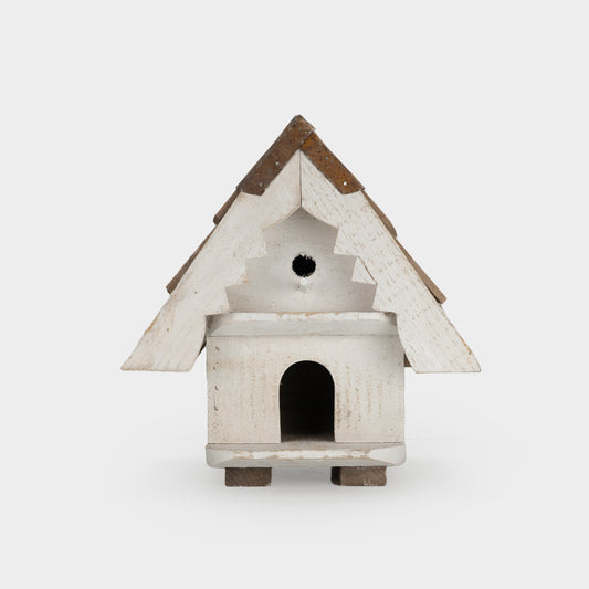 English 1 Tier Handmade Birdhouse in Reclaimed Pine