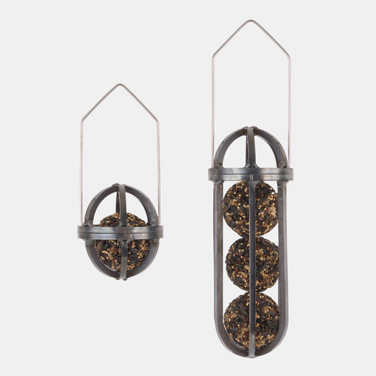 English Metal Hanging Suet Ball Holder